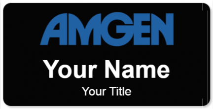 Custom name badges for Amgen