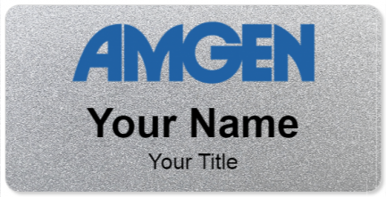 Custom name badges for Amgen