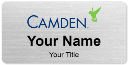 Custom name badges for Camden Property Trust
