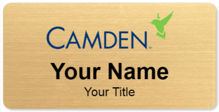 Custom name badges for Camden Property Trust