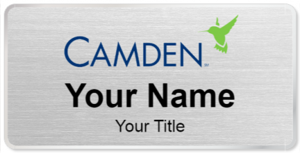 Custom name badges for Camden Property Trust