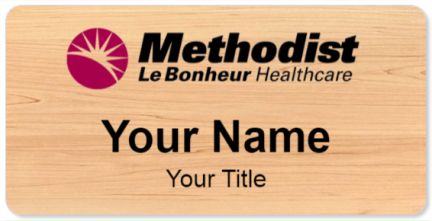 Custom name badges for Methodist Le Bonheur Healthcare