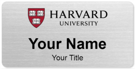 Custom name badges for Harvard University