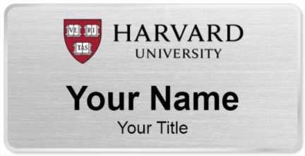 Custom name badges for Harvard University