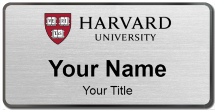 Custom name badges for Harvard University