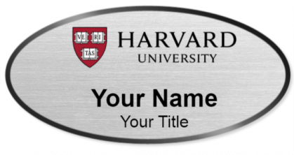 Custom name badges for Harvard University