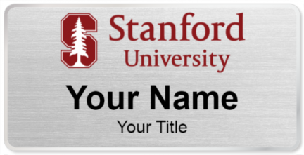 Custom name badges for Stanford University