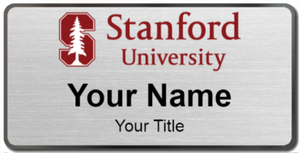 Custom name badges for Stanford University