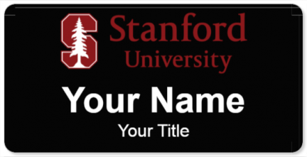 Custom name badges for Stanford University