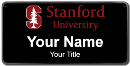 Custom name badges for Stanford University