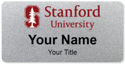 Custom name badges for Stanford University
