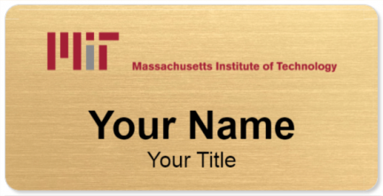Custom name badges for Massachusetts Institute of Technology MIT