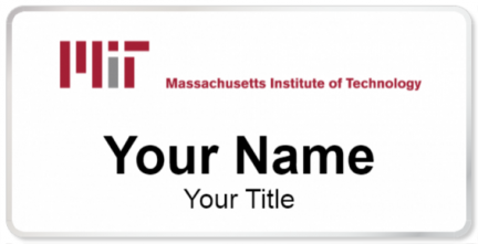 Custom name badges for Massachusetts Institute of Technology MIT