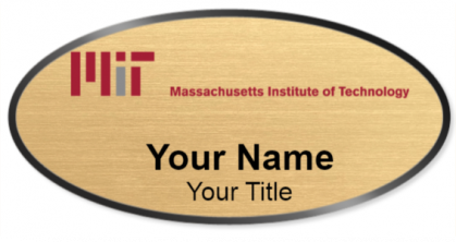 Custom name badges for Massachusetts Institute of Technology MIT