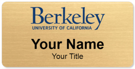 Custom name badges for Berkeley University of California