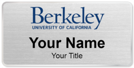 Custom name badges for Berkeley University of California