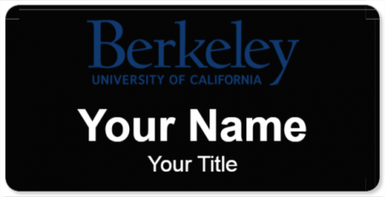 Custom name badges for Berkeley University of California