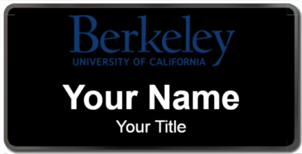 Custom name badges for Berkeley University of California