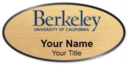Custom name badges for Berkeley University of California