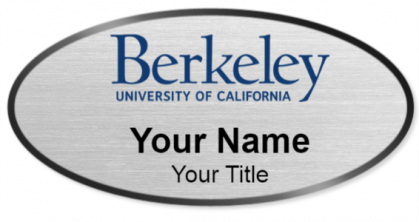 Custom name badges for Berkeley University of California