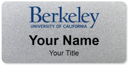 Custom name badges for Berkeley University of California