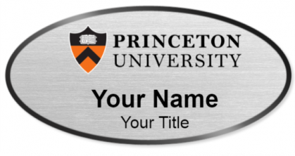 Custom name badges for Princeton University