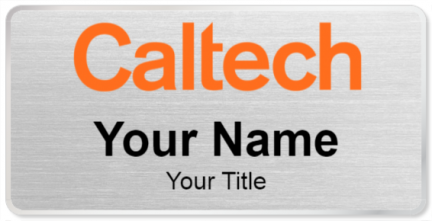 Custom name badges for California Institute of Technology
