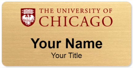 Custom name badges for University of Chicago