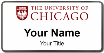 Custom name badges for University of Chicago