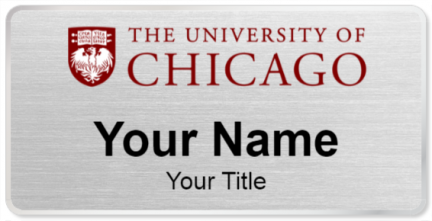 Custom name badges for University of Chicago