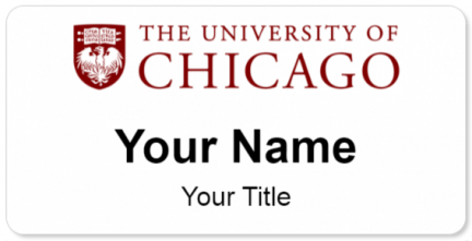 Custom name badges for University of Chicago