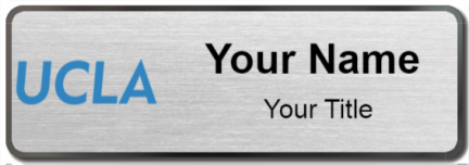 Custom name badges for University of California Los Angeles