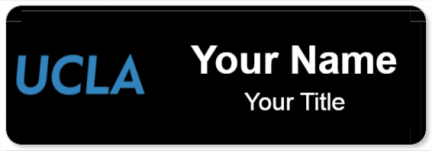 Custom name badges for University of California Los Angeles