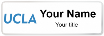 Custom name badges for University of California Los Angeles