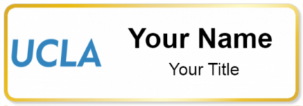 Custom name badges for University of California Los Angeles