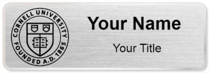 Custom name badges for Cornell University