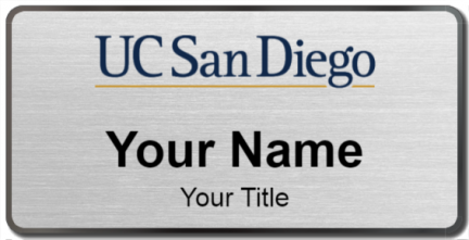 Custom name badges for University of California San Diego