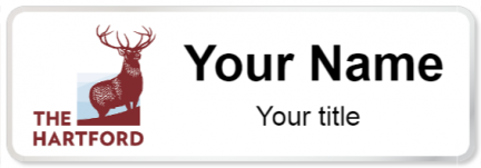 Custom name badges for Hartford