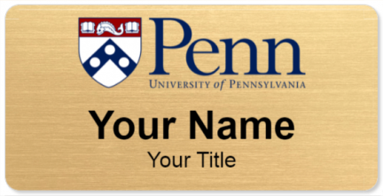 Custom name badges for University of Pennsylvania