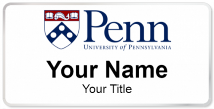 Custom name badges for University of Pennsylvania