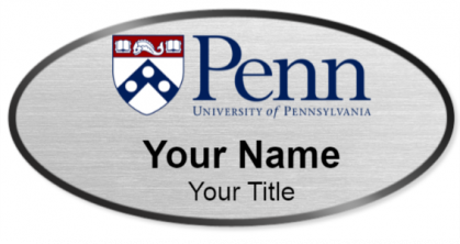 Custom name badges for University of Pennsylvania