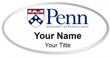 Custom name badges for University of Pennsylvania