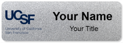 Custom name badges for University of California San Francisco