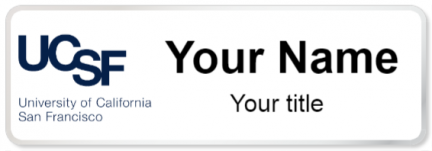 Custom name badges for University of California San Francisco
