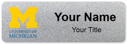 Custom name badges for University of Michigan