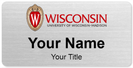 Custom name badges for University of Wisconsin