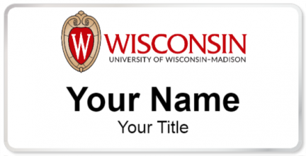 Custom name badges for University of Wisconsin