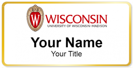 Custom name badges for University of Wisconsin