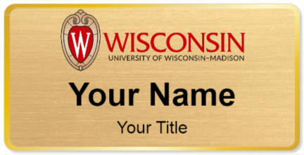 Custom name badges for University of Wisconsin