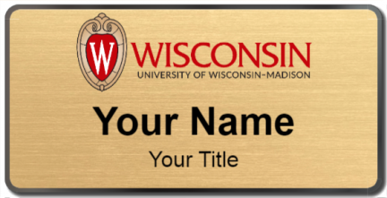 Custom name badges for University of Wisconsin
